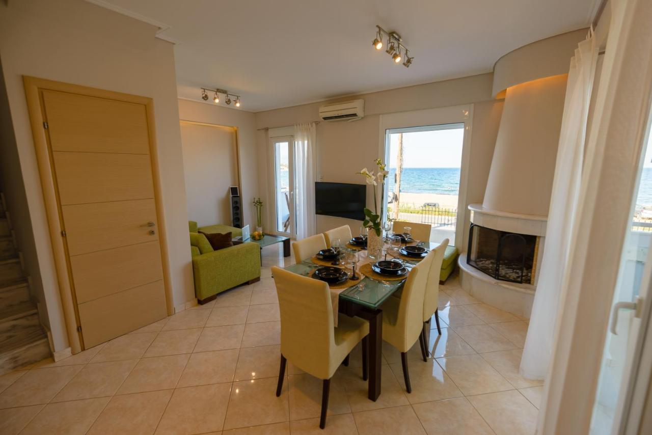 Lemoni Luxury Residence In Front Of The Sea Kechries Kültér fotó