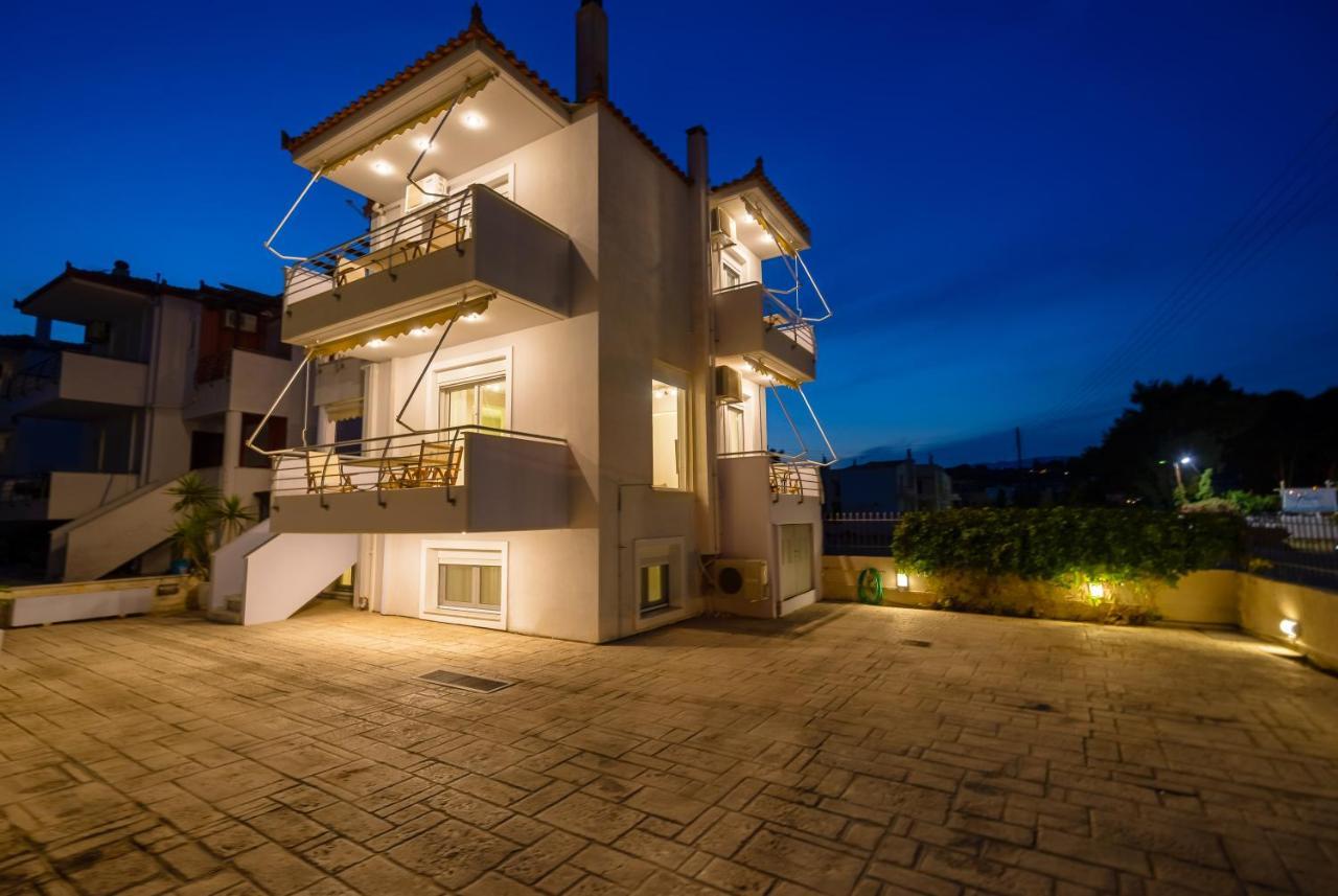 Lemoni Luxury Residence In Front Of The Sea Kechries Kültér fotó