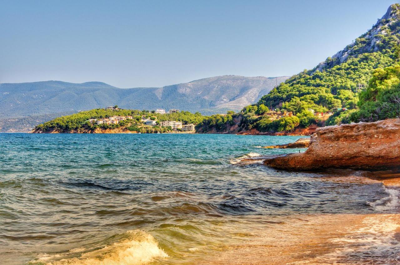 Lemoni Luxury Residence In Front Of The Sea Kechries Kültér fotó